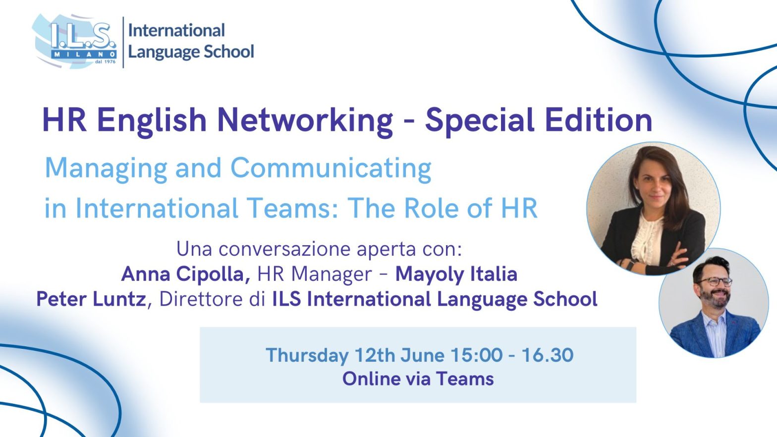 HR English Networking Peter Luntz online event speaker Anna Cipolla Language Learning
